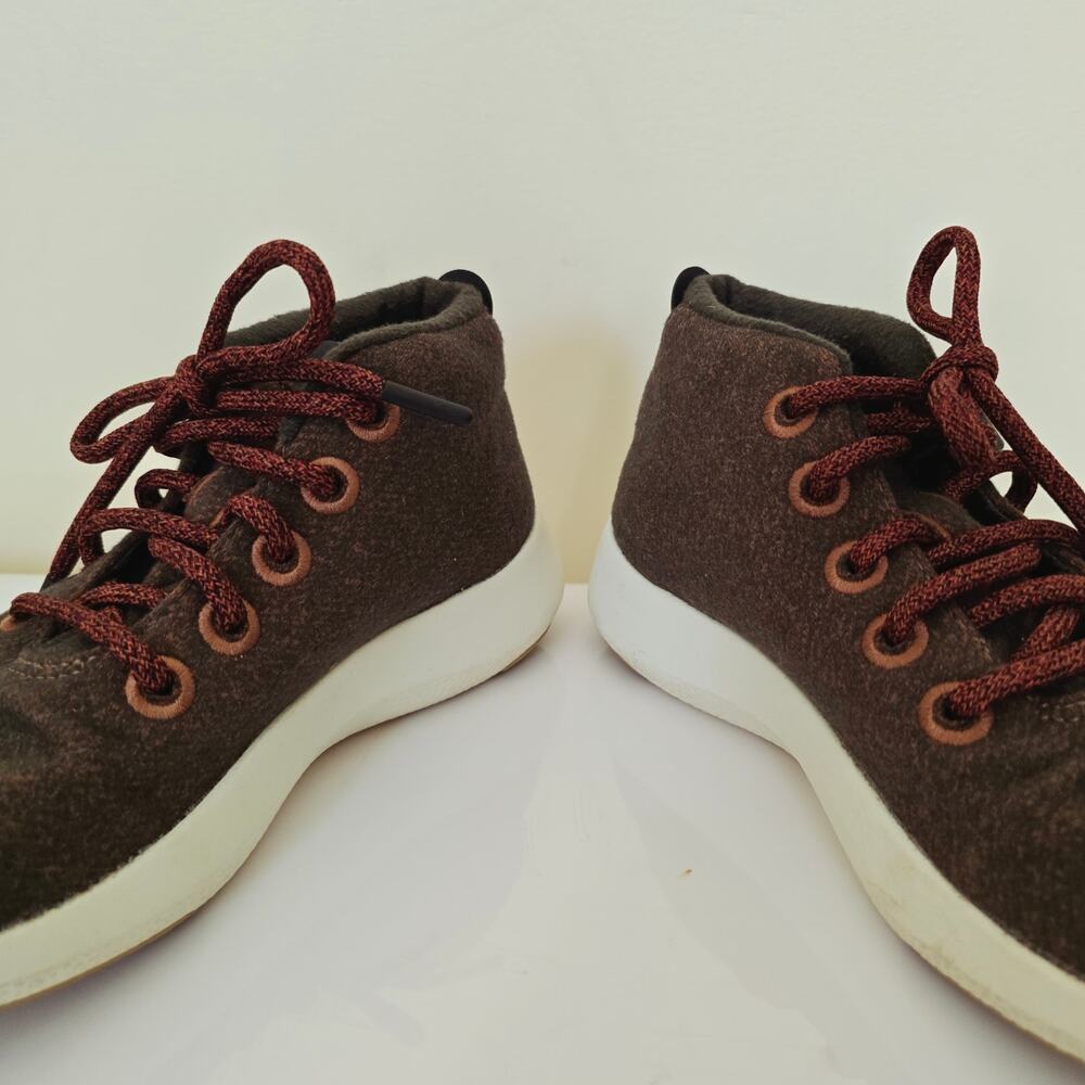 Allbirds Wool Runner-up Mizzles High tops Copper Brown Women's Size 7 - Picture 7 of 9